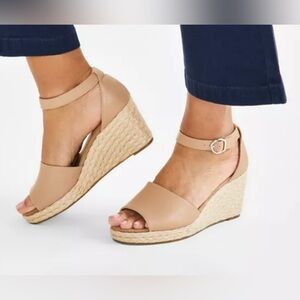 Style & Co. Tan Wedge Sandals